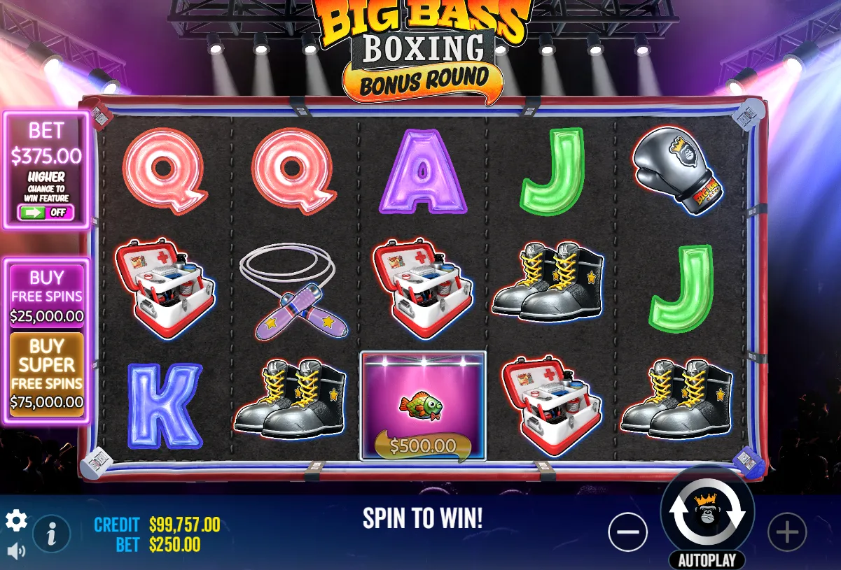 Big Bass Boxing Bonus Round demo