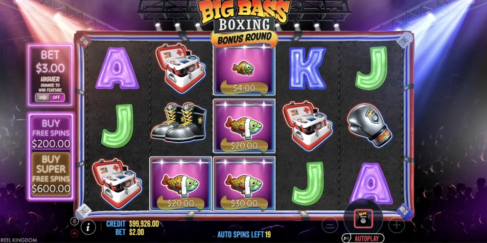 Big Bass Boxing Bonus Round Slot