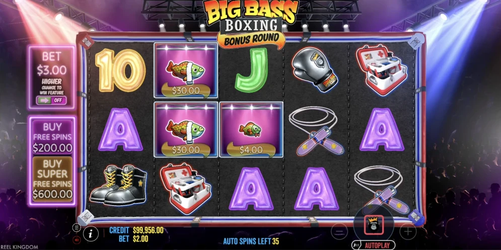 Big Bass Boxing Bonus Round Slot